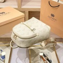  2025 Fashionable Genuine Leather Backpack – Hong Kong Exclusive Designer Print