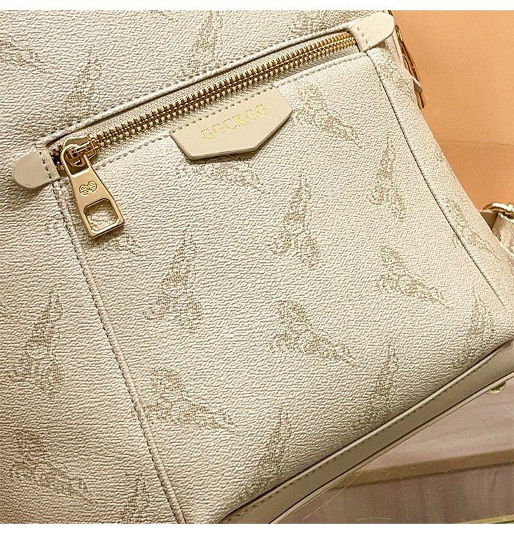  2025 Fashionable Genuine Leather Backpack – Hong Kong Exclusive Designer Print