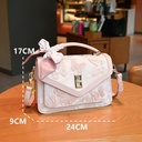 2025 Cross-Border Lace Butterfly Satchel Bag – Elegant & Feminine in Genuine Leather